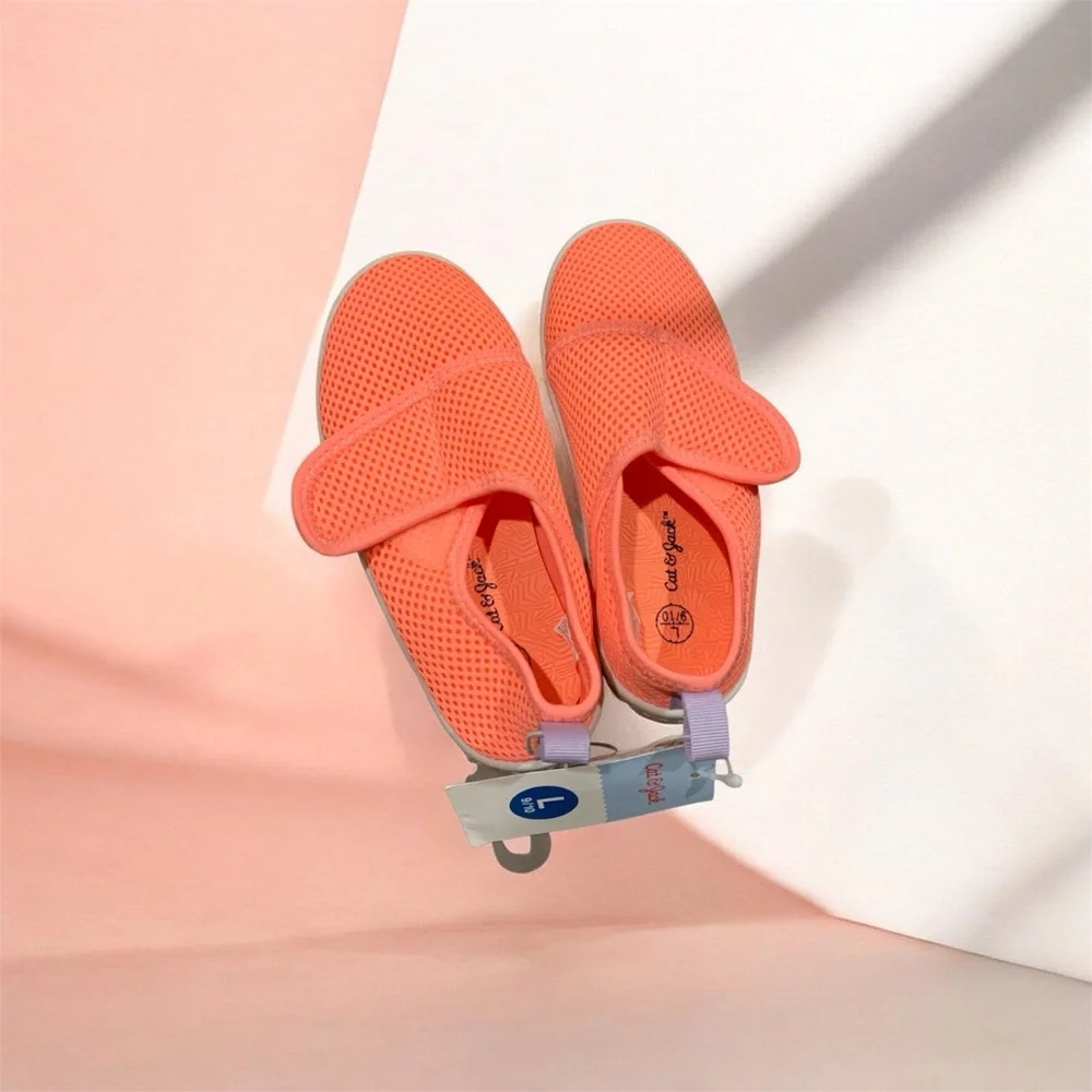 Buy one get one50% off Cat & Jack Kids' Coral Orange Water Shoes